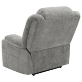 Houston Upholstered Power Lift Recliner Chair Grey