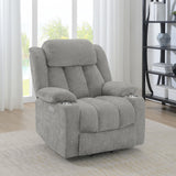 Houston Upholstered Power Lift Recliner Chair Grey