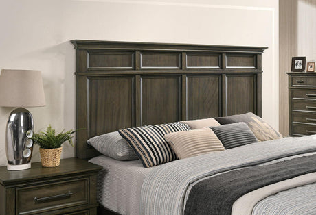 Houston Gray Queen Panel Bed by Furniture of America at Eve Furniture