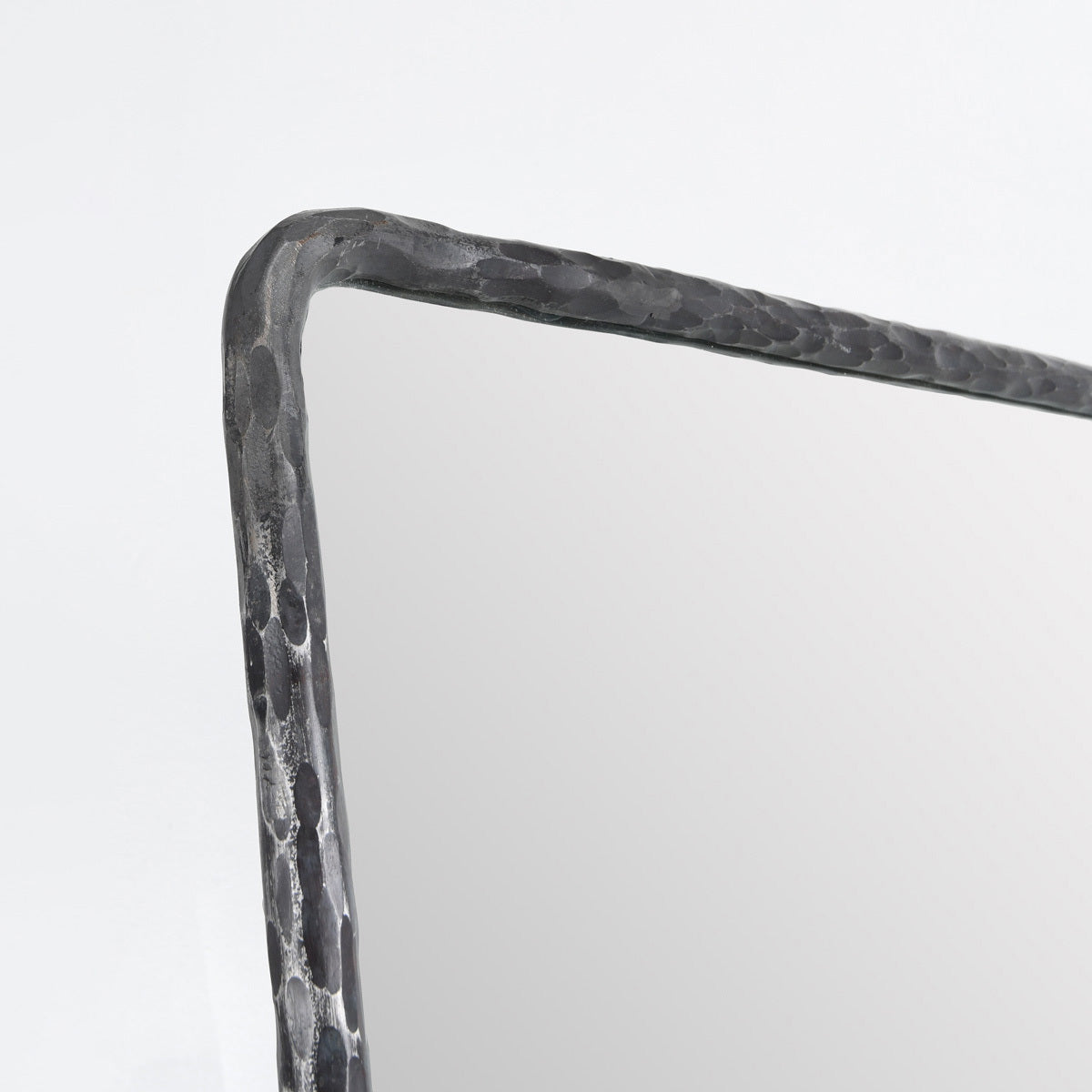 Howell 78" Floor Mirror - Hammered Metal by Classic Home at Eve Furniture