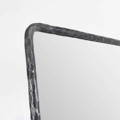 Howell 78" Floor Mirror - Hammered Metal by Classic Home at Eve Furniture