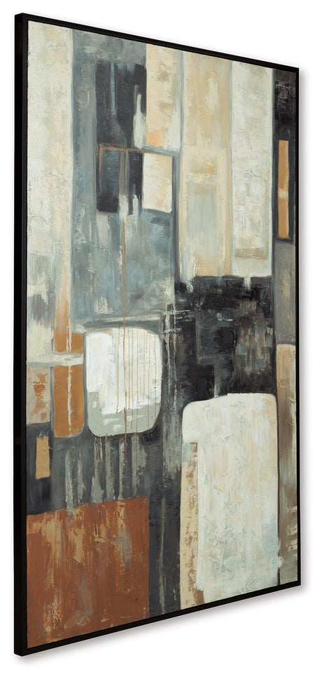 Howford Brown/Black/Gray Wall Art by Ashley at Eve Furniture
