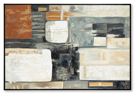 Howford Brown/Black/Gray Wall Art by Ashley at Eve Furniture