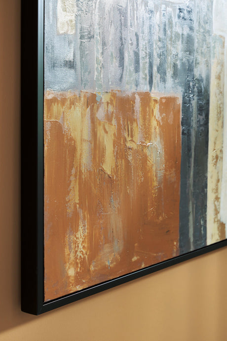 Howford Brown/Black/Gray Wall Art by Ashley at Eve Furniture