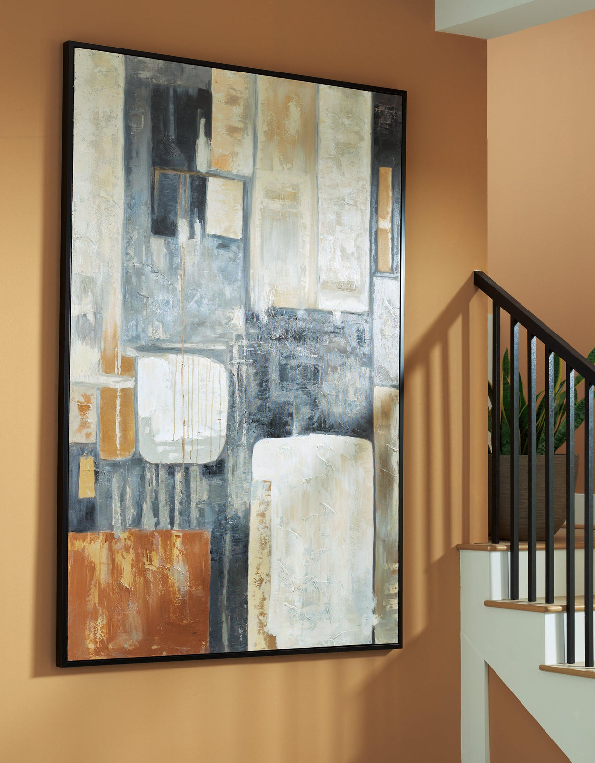 Howford Brown/Black/Gray Wall Art by Ashley at Eve Furniture