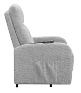 Howie Gray Tufted Upholstered Power Lift Recliner by Coaster at Eve Furniture