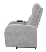 Howie Gray Tufted Upholstered Power Lift Recliner by Coaster at Eve Furniture