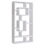 Howie White 10-Shelf Bookcase by Coaster at Eve Furniture