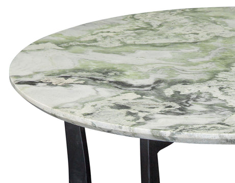 Hoxley Green Onyx 30″ Round Coffee Table by Steve Silver at Eve Furniture