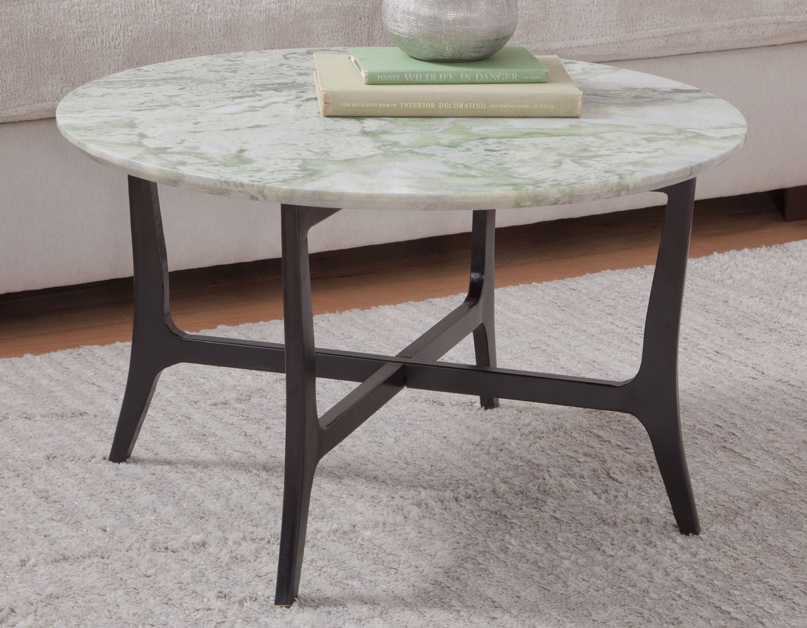 Hoxley Green Onyx 30″ Round Coffee Table - Eve Furniture