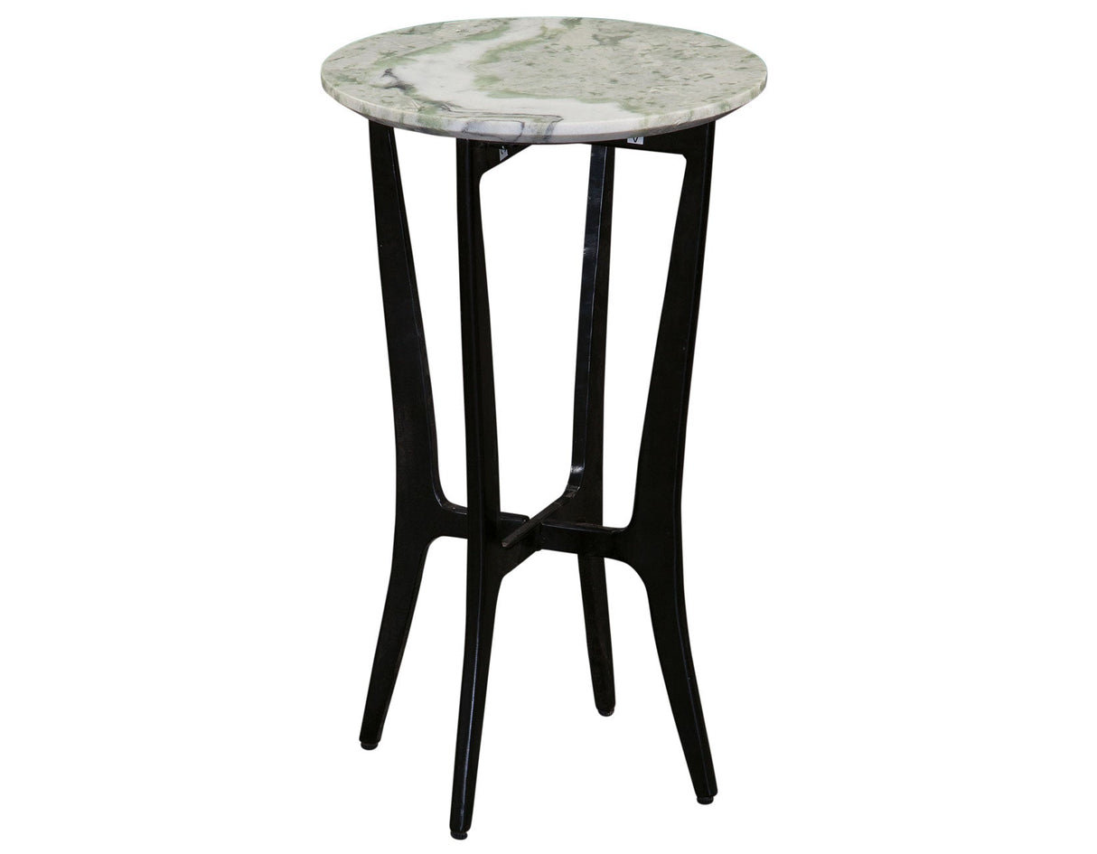 Hoxley Green Onyx Round End Table by Steve Silver at Eve Furniture