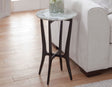 Hoxley Green Onyx Round End Table by Steve Silver at Eve Furniture