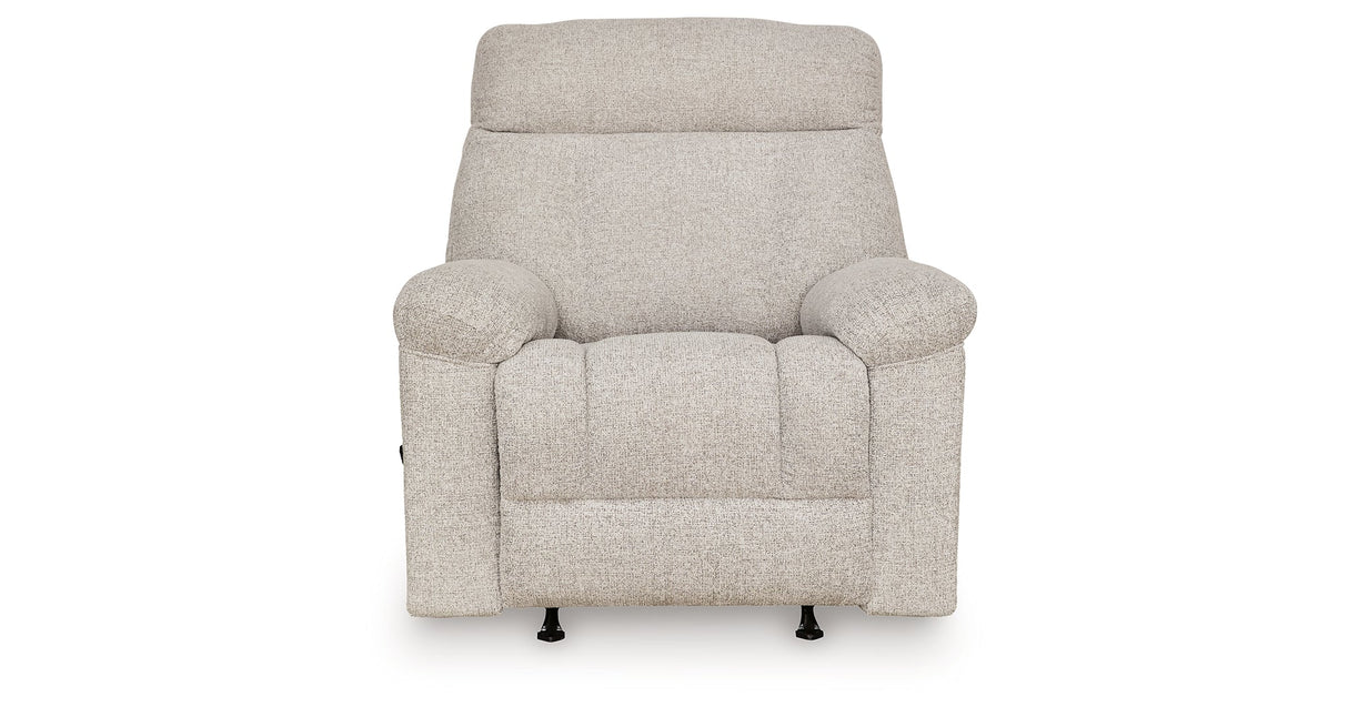 Hoyne Park Cobble Stone Recliner by Ashley at Eve Furniture