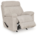 Hoyne Park Cobble Stone Recliner by Ashley at Eve Furniture