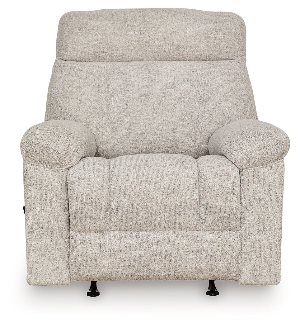 Hoyne Park Cobble Stone Recliner by Ashley at Eve Furniture