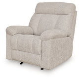 Hoyne Park Cobble Stone Recliner by Ashley at Eve Furniture