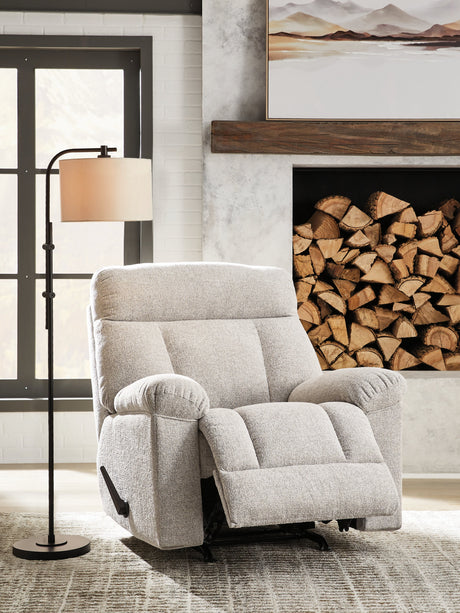 Hoyne Park Cobble Stone Recliner by Ashley at Eve Furniture
