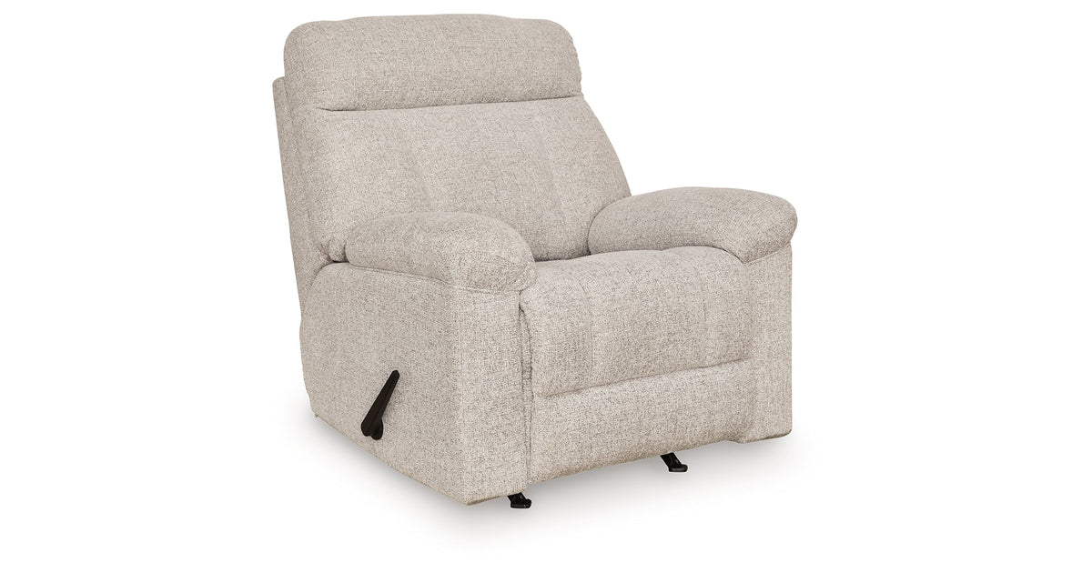 Hoyne Park Cobble Stone Recliner by Ashley at Eve Furniture