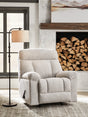 Hoyne Park Cobble Stone Recliner by Ashley at Eve Furniture
