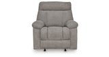 Hoyne Park Smoke Recliner by Ashley at Eve Furniture