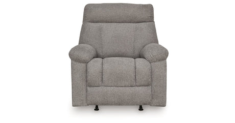 Hoyne Park Smoke Recliner by Ashley at Eve Furniture