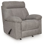 Hoyne Park Smoke Recliner by Ashley at Eve Furniture