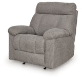 Hoyne Park Smoke Recliner by Ashley at Eve Furniture