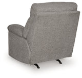 Hoyne Park Smoke Recliner by Ashley at Eve Furniture