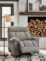 Hoyne Park Smoke Recliner by Ashley at Eve Furniture