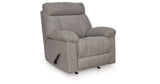 Hoyne Park Smoke Recliner by Ashley at Eve Furniture