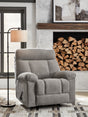 Hoyne Park Smoke Recliner by Ashley at Eve Furniture