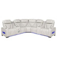 HP0426 Beige 3-Piece Power Reclining Sectional Set by Coaster at Eve Furniture