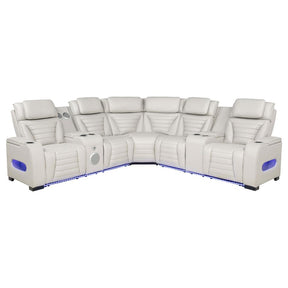 HP0426 Beige 3-Piece Power Reclining Sectional Set by Coaster at Eve Furniture