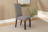 Hubbard Charcoal Upholstered Side Chairs, Set of 2