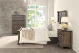 Huddersfield Dark Walnut 4-Piece Queen Bedroom Set by Furniture of America at Eve Furniture