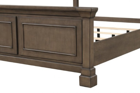Huddersfield Dark Walnut 4-Piece Queen Bedroom Set by Furniture of America at Eve Furniture