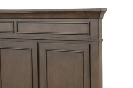 Huddersfield Dark Walnut 4-Piece Queen Bedroom Set by Furniture of America at Eve Furniture