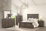 Huddersfield Dark Walnut 4-Piece Queen Bedroom Set by Furniture of America at Eve Furniture