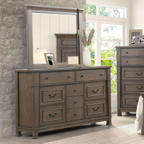 Huddersfield Dark Walnut Dresser by Furniture of America at Eve Furniture