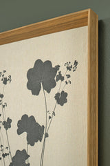 Huddwick Linen/Black Wall Art, Set of 3 by Ashley at Eve Furniture