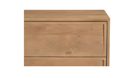 Hudson 6 Drawer Dresser Natural by Moe's Home at Eve Furniture