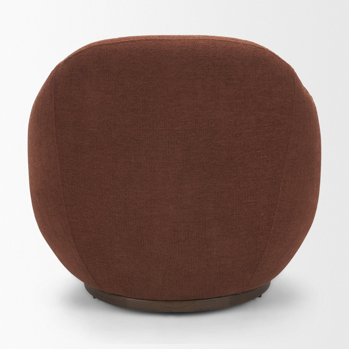 Hudson Burgundy Fabric Upholstered Chair by Mercana at Eve Furniture