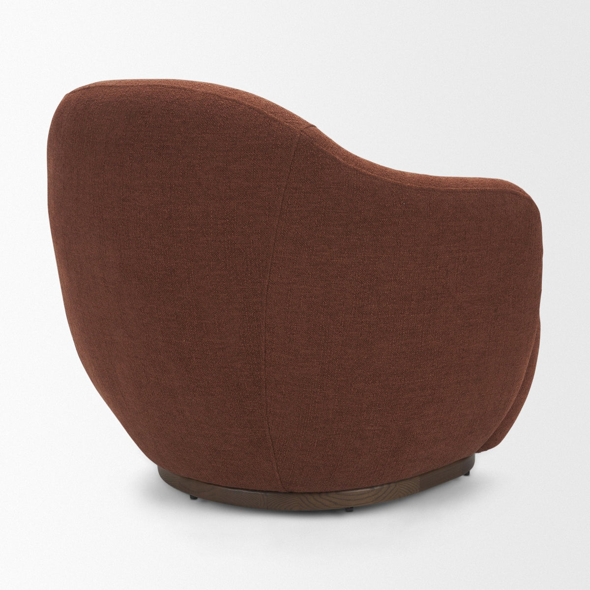 Hudson Burgundy Fabric Upholstered Chair by Mercana at Eve Furniture