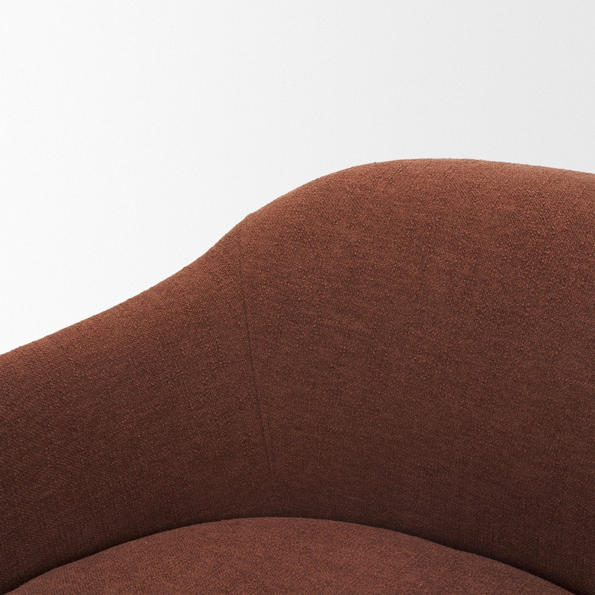 Hudson Burgundy Fabric Upholstered Chair by Mercana at Eve Furniture