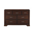 Hudson Cherry Dresser by Homelegance at Eve Furniture