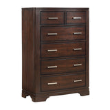 Hudson Cherry Storage Platform Bedroom Set by Homelegance at Eve Furniture