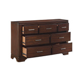 Hudson Cherry Storage Platform Bedroom Set by Homelegance at Eve Furniture
