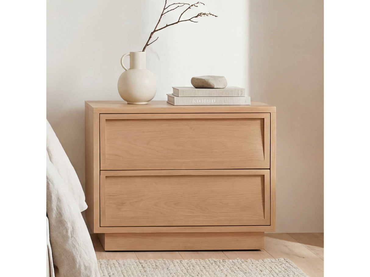 Hudson Natural Nightstand by Moe's Home at Eve Furniture