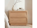 Hudson Natural Nightstand by Moe's Home at Eve Furniture