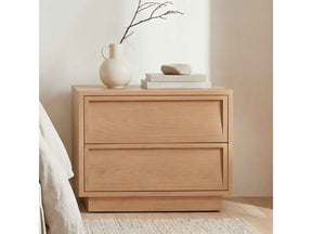 Hudson Natural Nightstand by Moe's Home at Eve Furniture